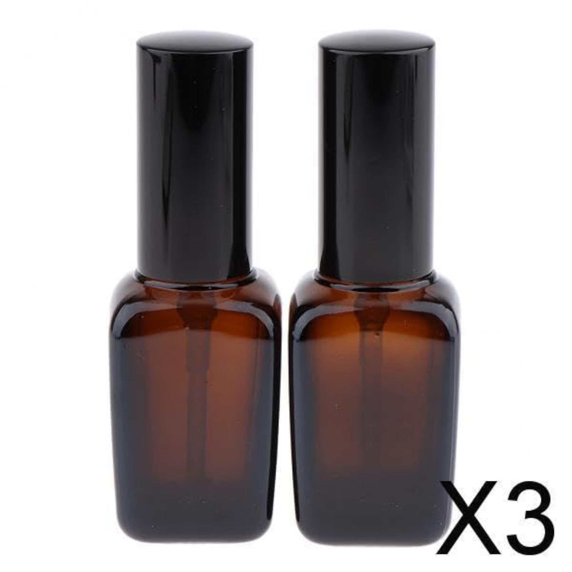 3x Empty Fine Mist Pump Spray Bottles, 30ml